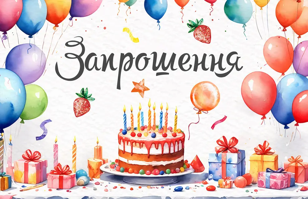 Запрошення на день народження – ідеї, тексти та поради для гарного свята запрошення на день народження